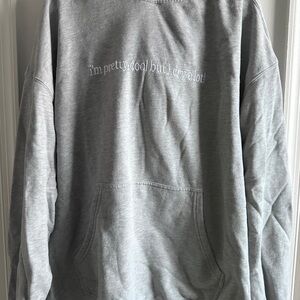 “I’m pretty cool but I cry a lot” hoodie- 2xl